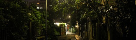 Un paseo nocturno por los callejones de Taipei