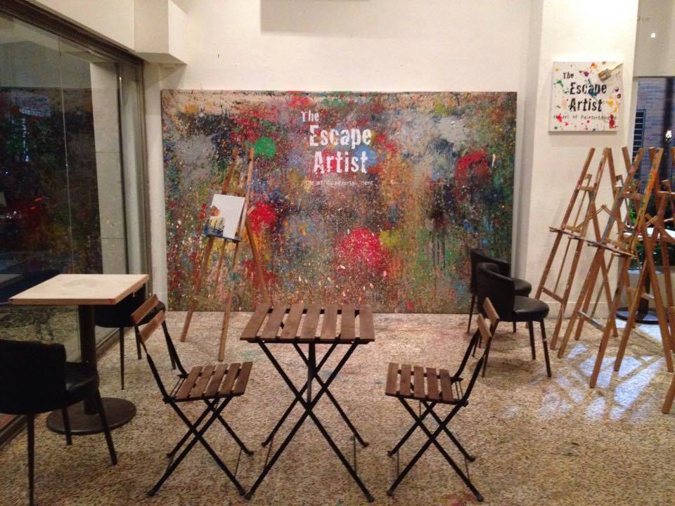 The escape artist, una cafetería en Taipei para pintar