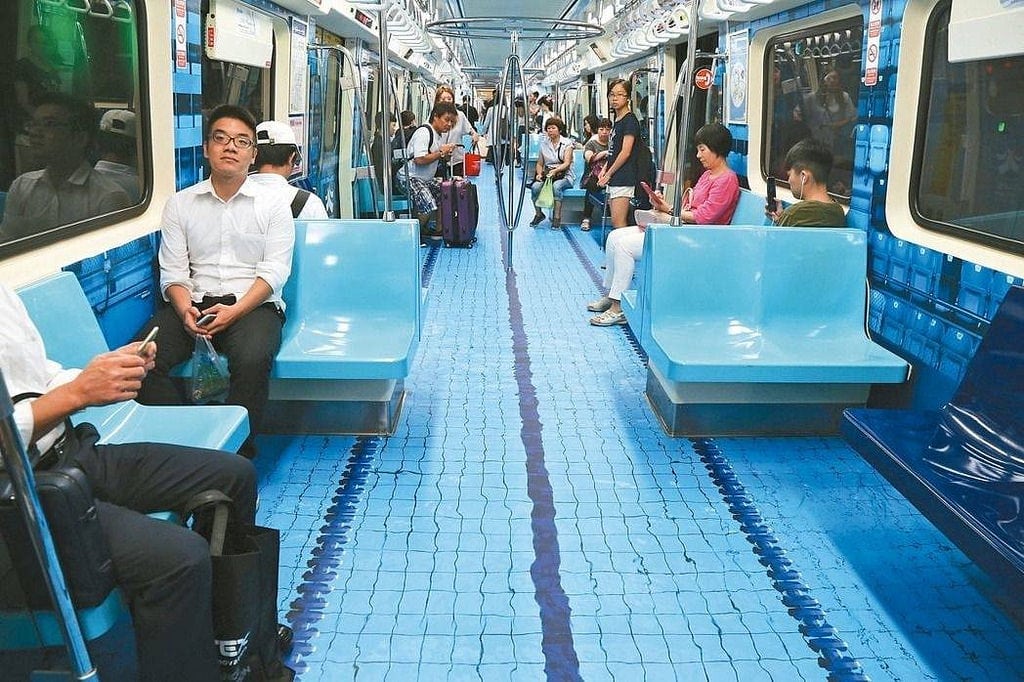 Taipei underground becomes a swimming pool for Taipei Universiade 2017